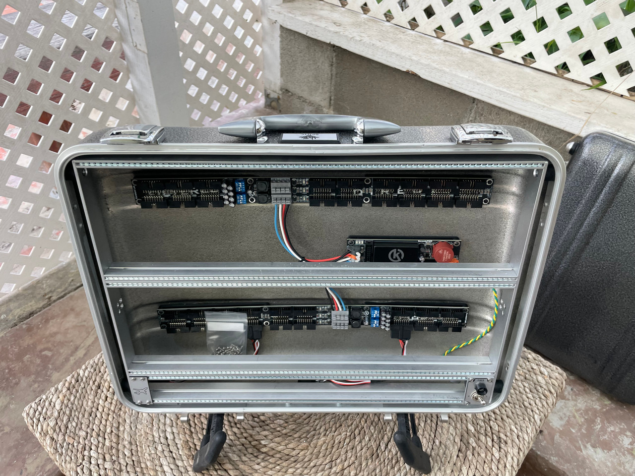 BPNYC ZERO Halliburton Eurorack Modular Travel Case 7U 82hp Black textured SOLD